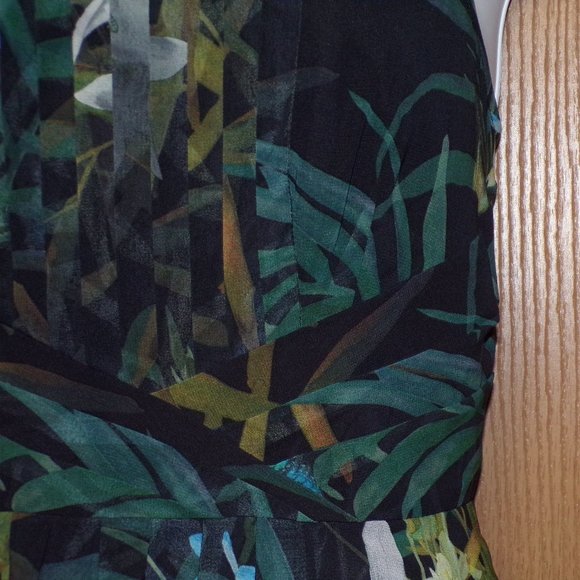 TED BAKER LONDON Ameda Twilight Floral Print Pleat Dress - Picture 10 of 13